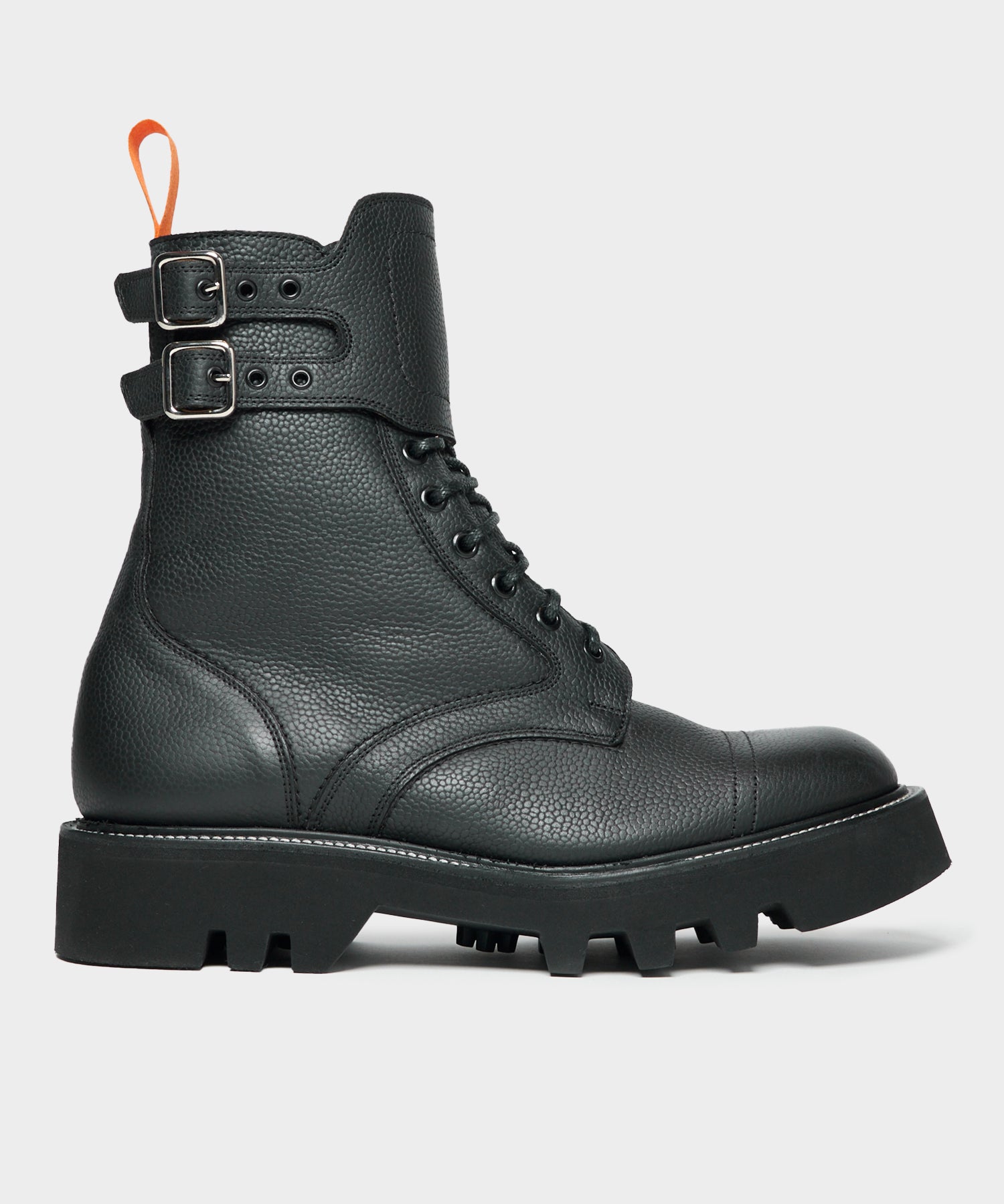 Todd Snyder x Trickers Combat Boot in Black