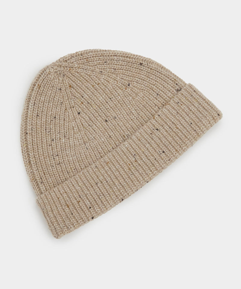 Donegal Beanie in Desert Beige