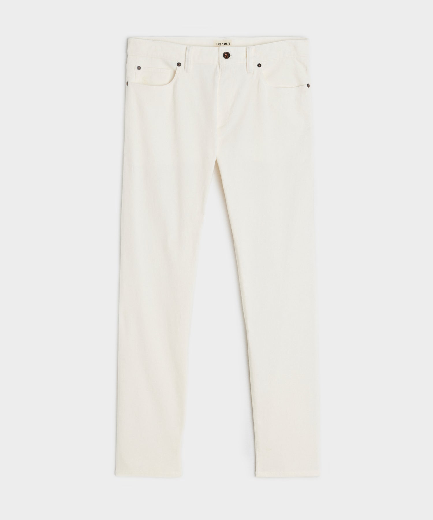 Slim Fit 5-Pocket Corduroy Pant in Bisque