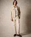 Italian Wool Cashmere Field Shirt in Cream