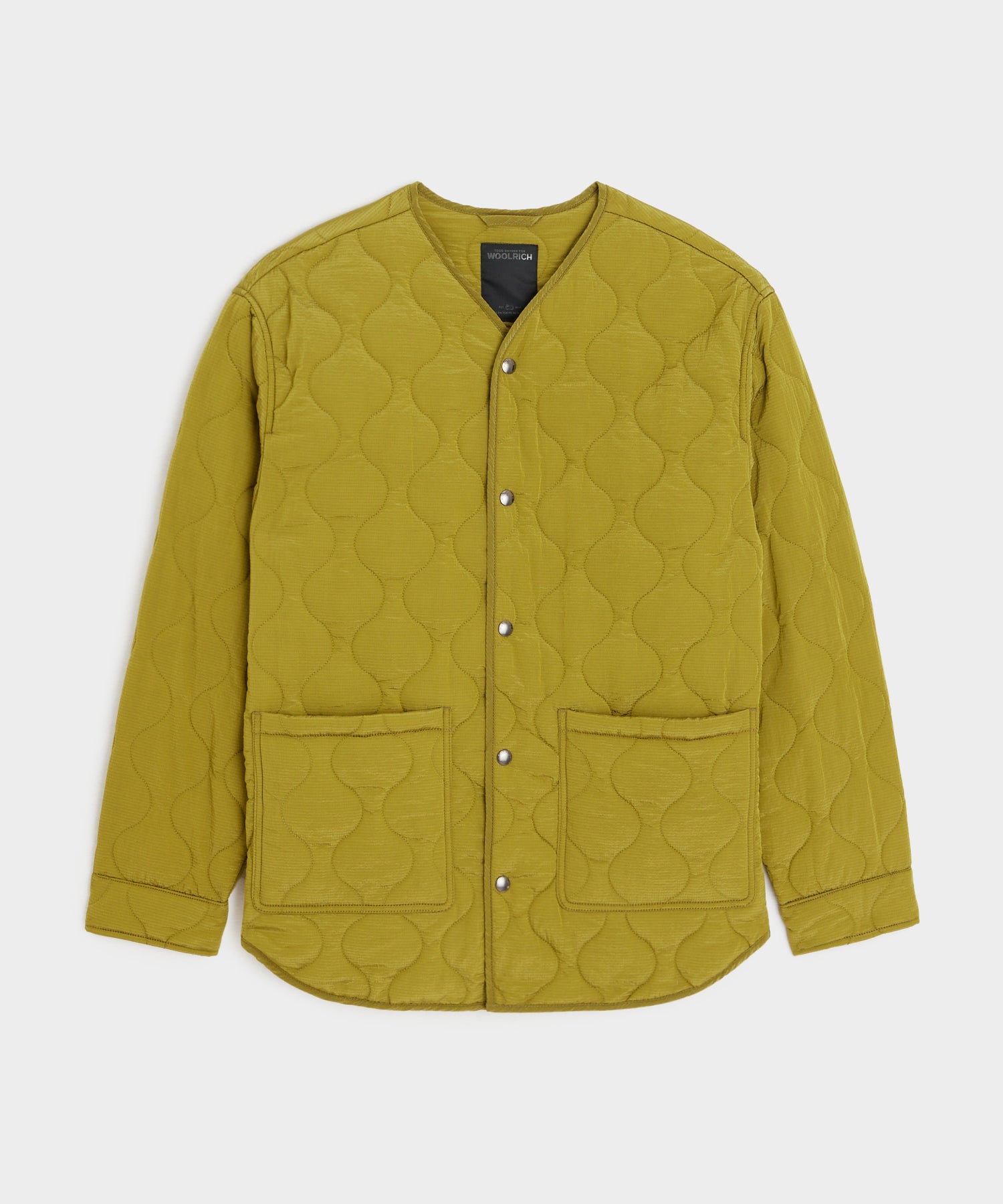 Todd Snyder X Woolrich Onion Quilted Jacket in Citron